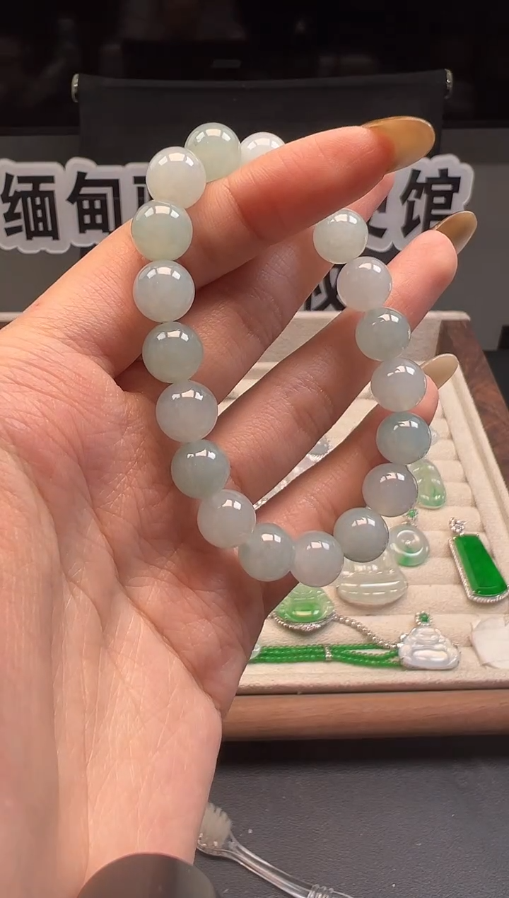 未镶嵌手串翡翠 缅甸珠宝严选