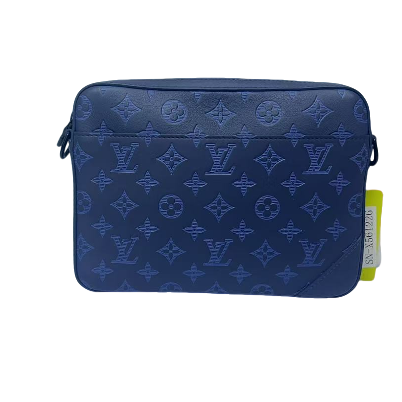 99新 LouisVuitton/路易威登 LV经典蓝老花印花单肩相机包（1038）