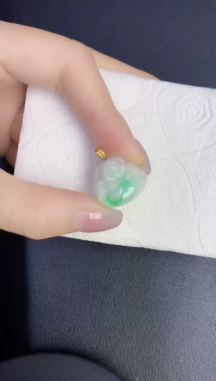 颈饰未镶嵌翡翠缅甸天然翡翠A货