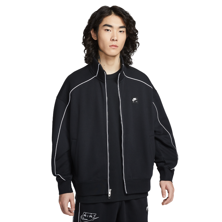 NIKE/耐克官方男女同款黑色立领加绒运动刺绣夹克外套-IF1263-010