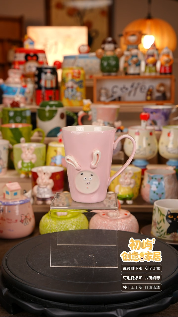瓷初屿手工手绘陶瓷餐具健康釉下彩
