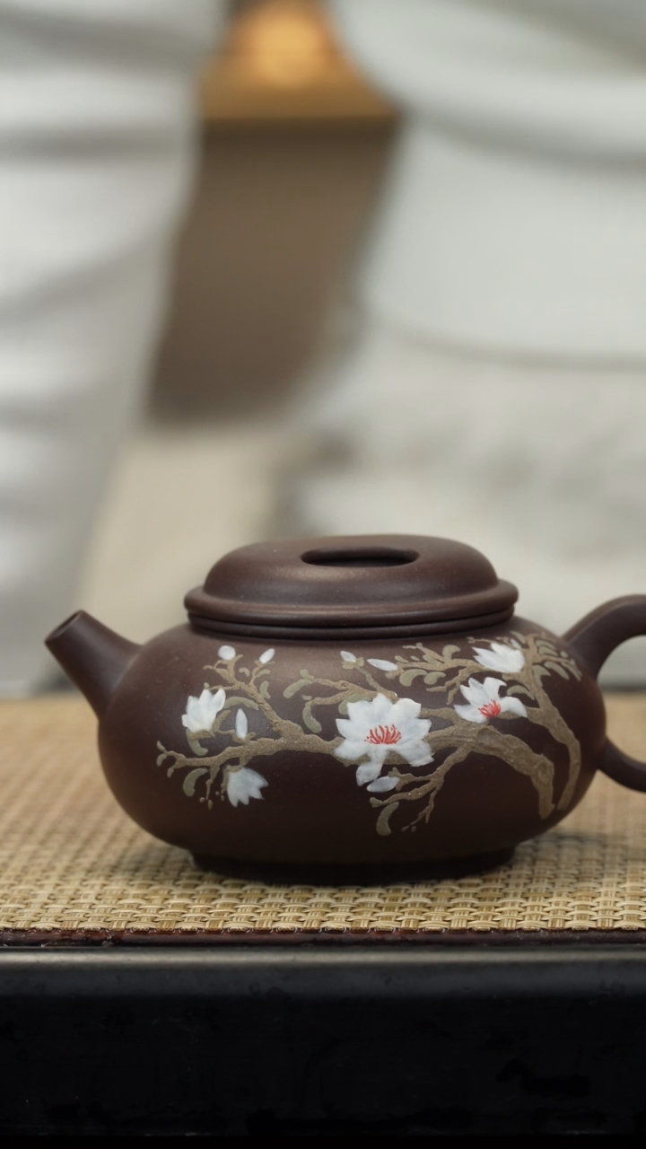 【闪购商品】紫砂茶壶紫罗兰牛盖