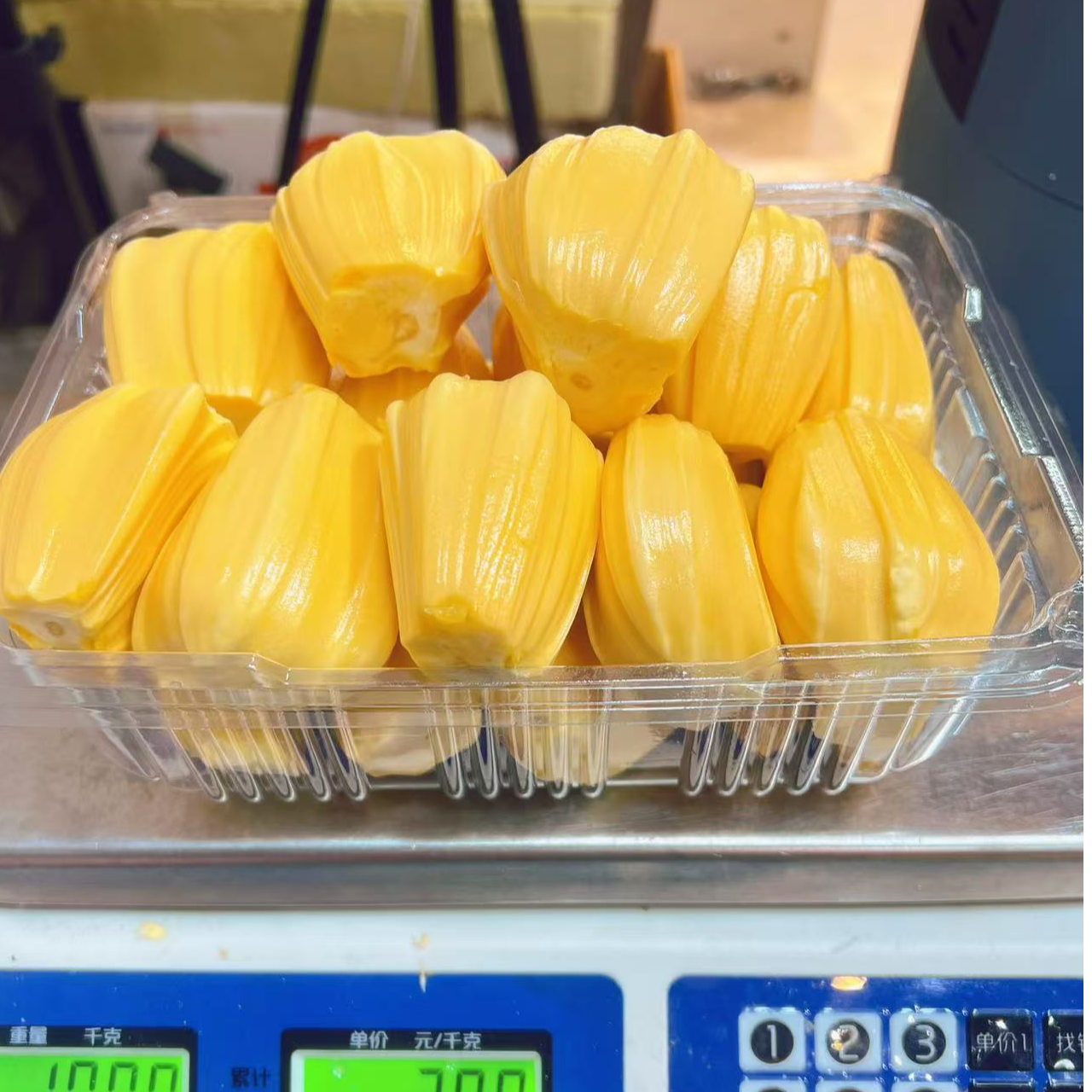 果切【今日福利】越南红肉菠萝蜜现扒450-500g今天活动价鲜果切小时达