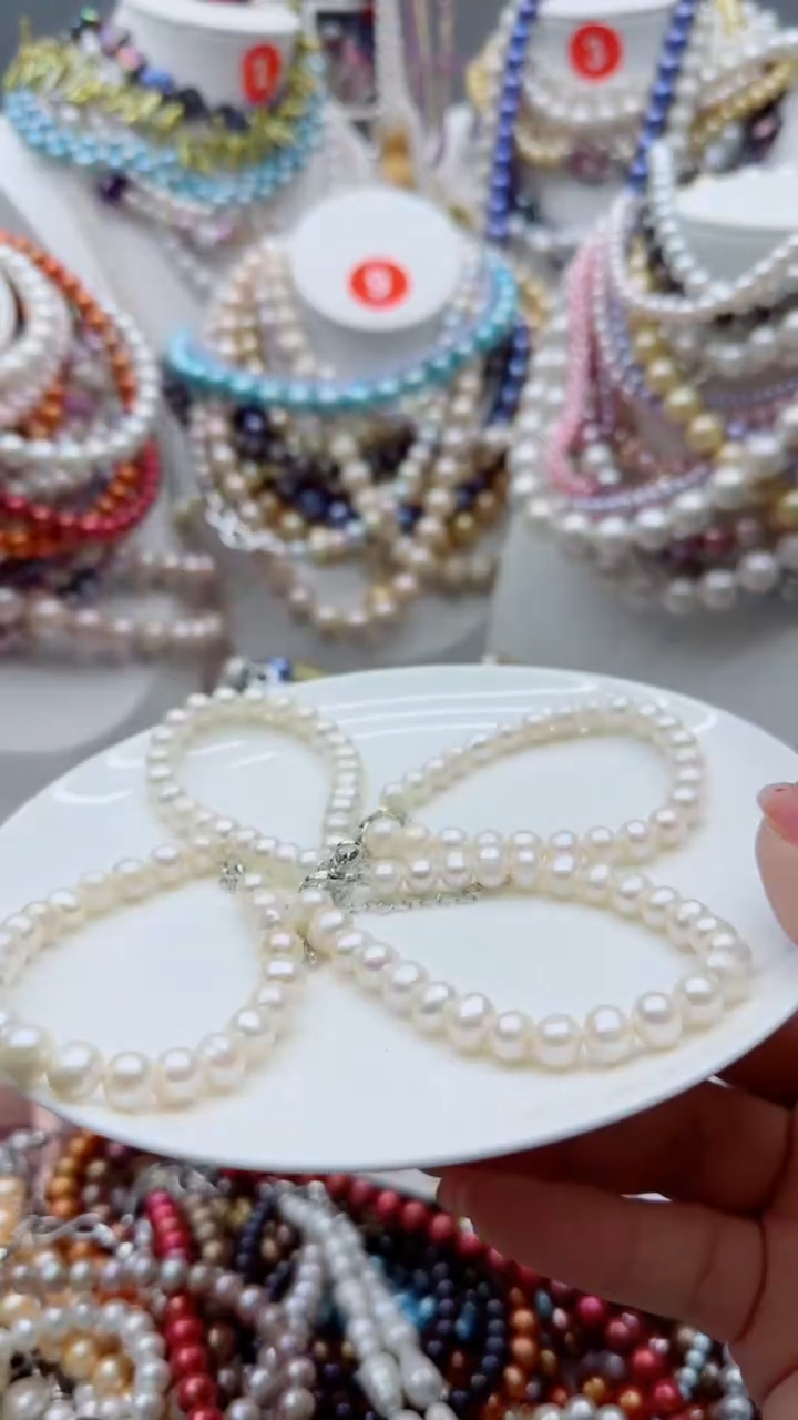 淡水珍珠未镶嵌颈饰1