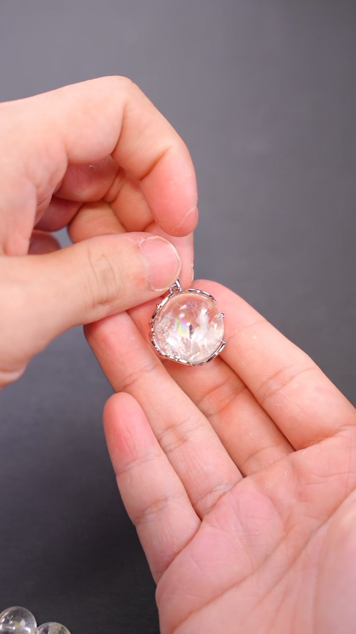 【闪购商品】水晶吊坠未镶嵌Q062喜马拉雅水晶吊坠