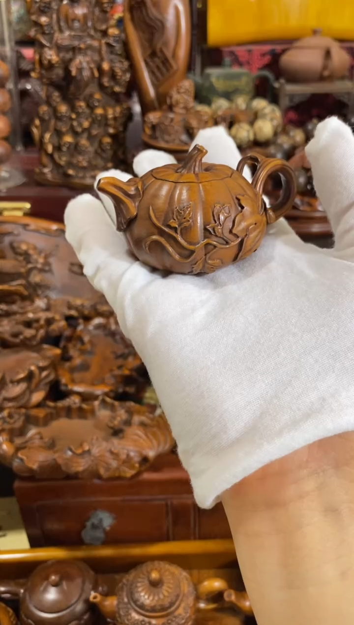 木小叶黄杨小件平安壶