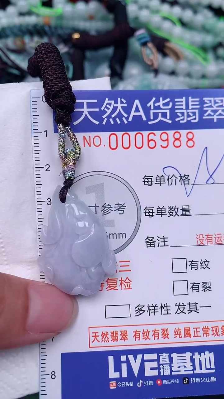 翡翠未镶嵌颈饰...0006988