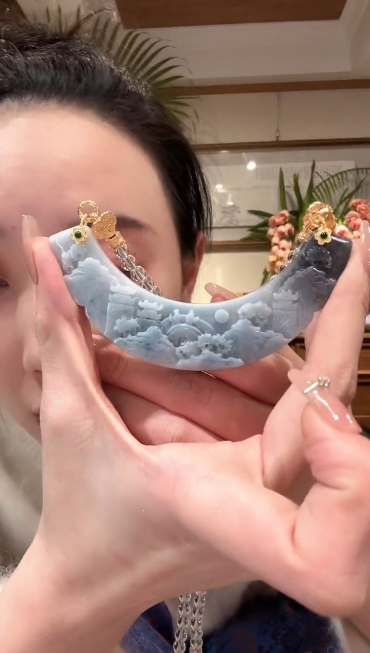 【闪购商品】翡翠颈饰未镶嵌国风