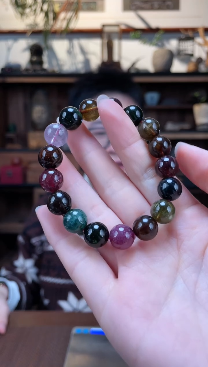 【闪购商品】碧玺手串未镶嵌11#碧玺单圈手串ZD