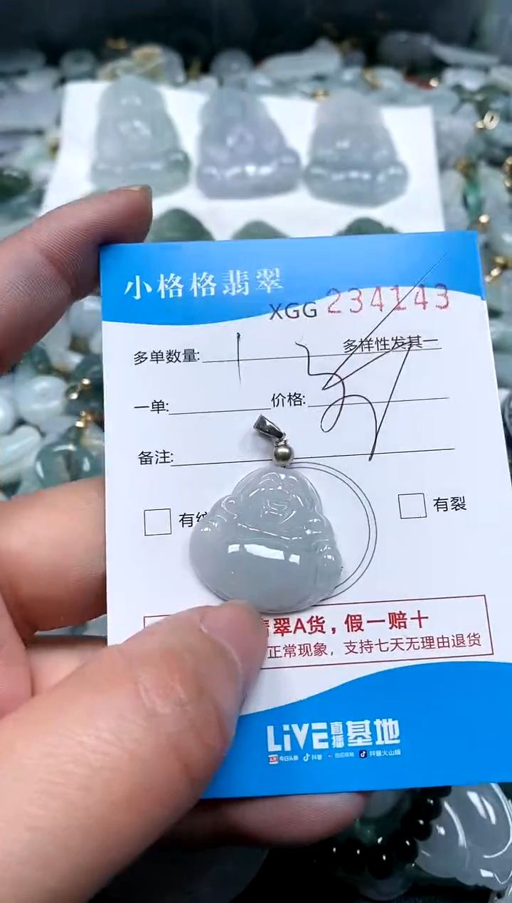 【闪购商品】翡翠颈饰未镶嵌闪购商品0234143