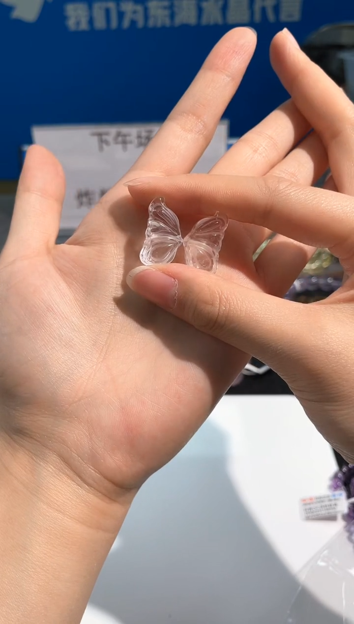 【闪购商品】水晶手链未镶嵌80号白水蝴蝶结配件