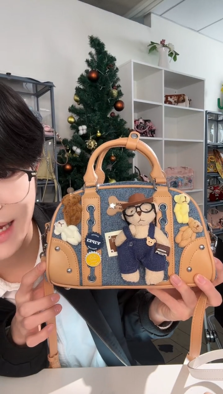 PU必灵手工潮包包