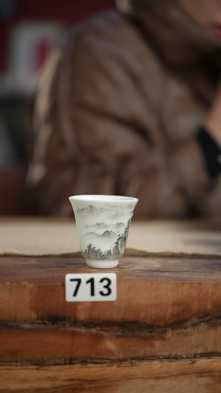 【闪购商品】杯等烟雨陶瓷手作713