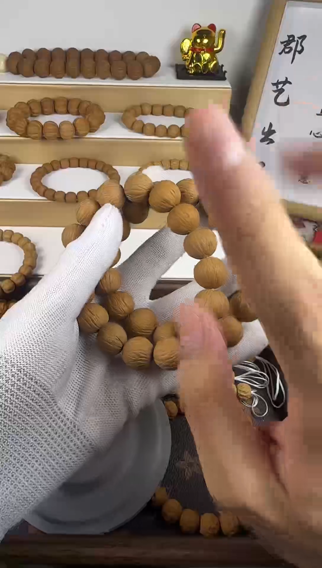 猴头核桃手串【郡艺出品】凤羽