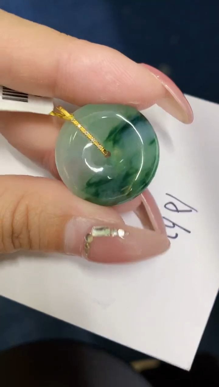 【闪购商品】翡翠颈饰18K金镶嵌000000000000