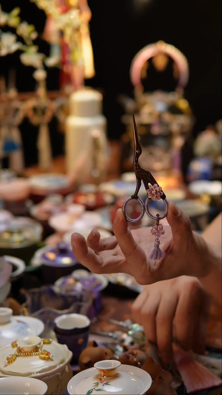 【闪购商品】摆件仙鹤剪刀仙鹤剪刀