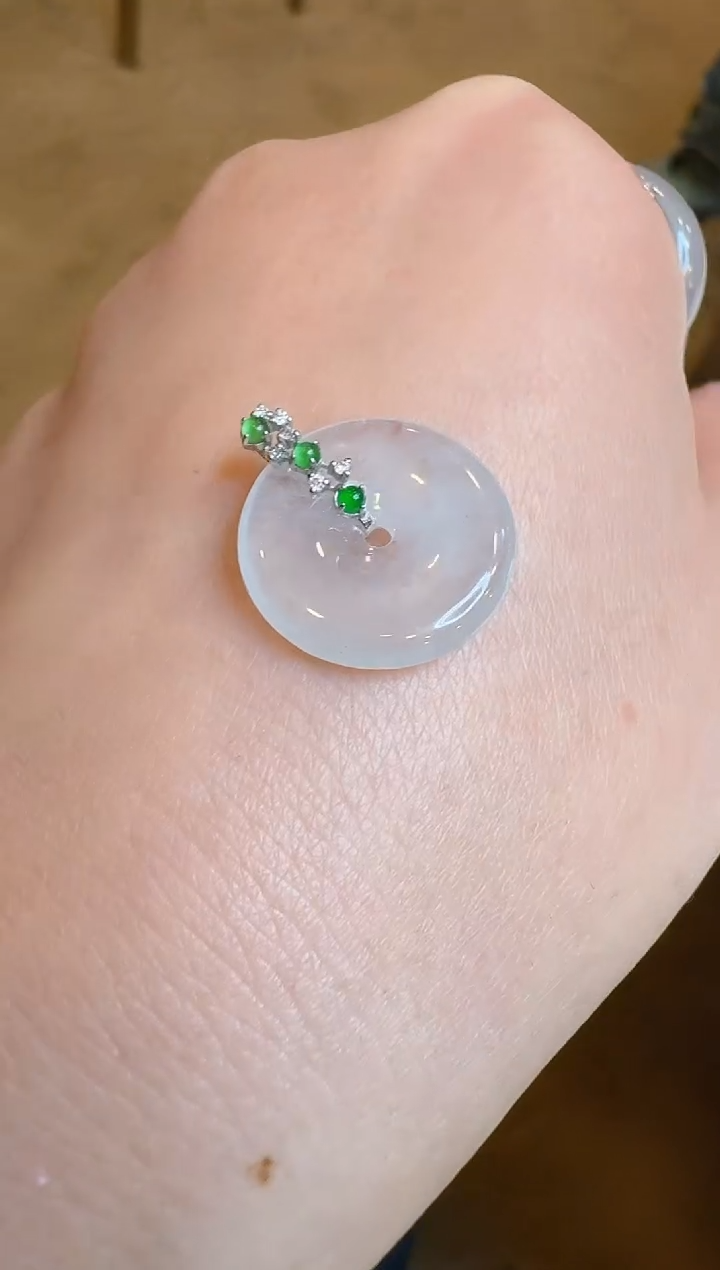 【闪购商品】翡翠吊坠(不含链)18K金镶嵌多样性团购发一件