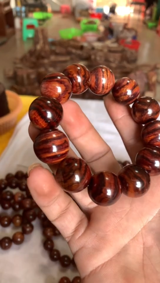 手串/手链黄花梨/降香黄檀静****）海南黄花梨2.0*12颗