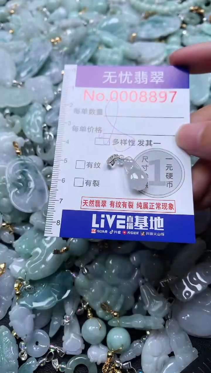 颈饰未镶嵌翡翠8897