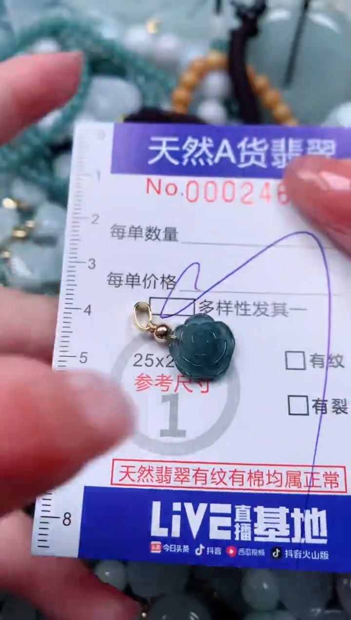 【闪购商品】翡翠颈饰未镶嵌00002465