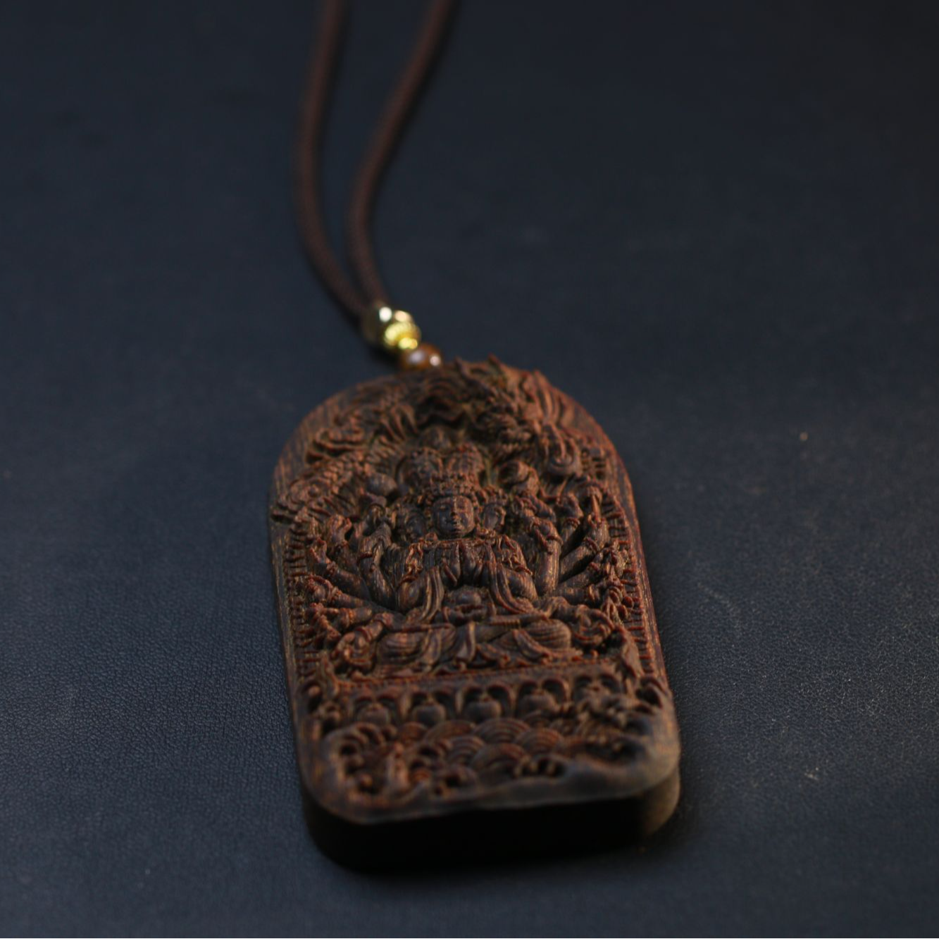 【曹总文玩】文玩沉香木串吊坠P520