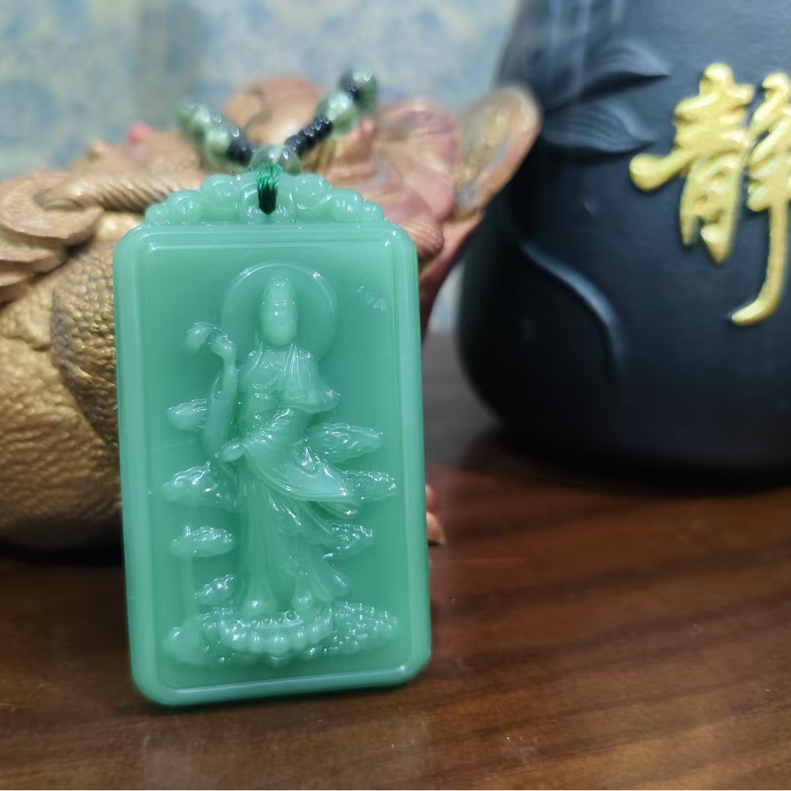 1粉丝福利深色锦鲤观音