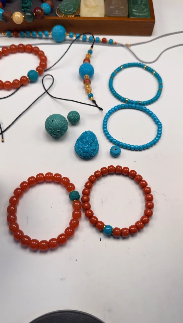 未镶嵌手串手串南红玛瑙晚*～手串手串