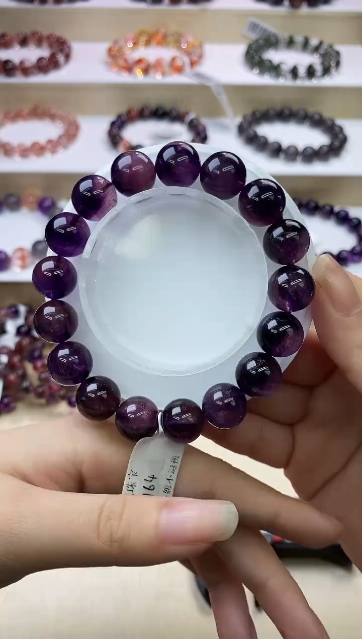 【闪购商品】水晶手链未镶嵌紫超七12m+