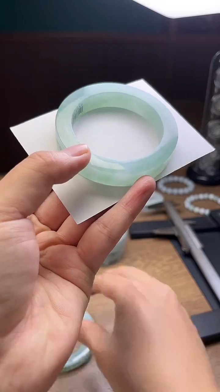 未镶嵌手镯定制翡翠素*定制