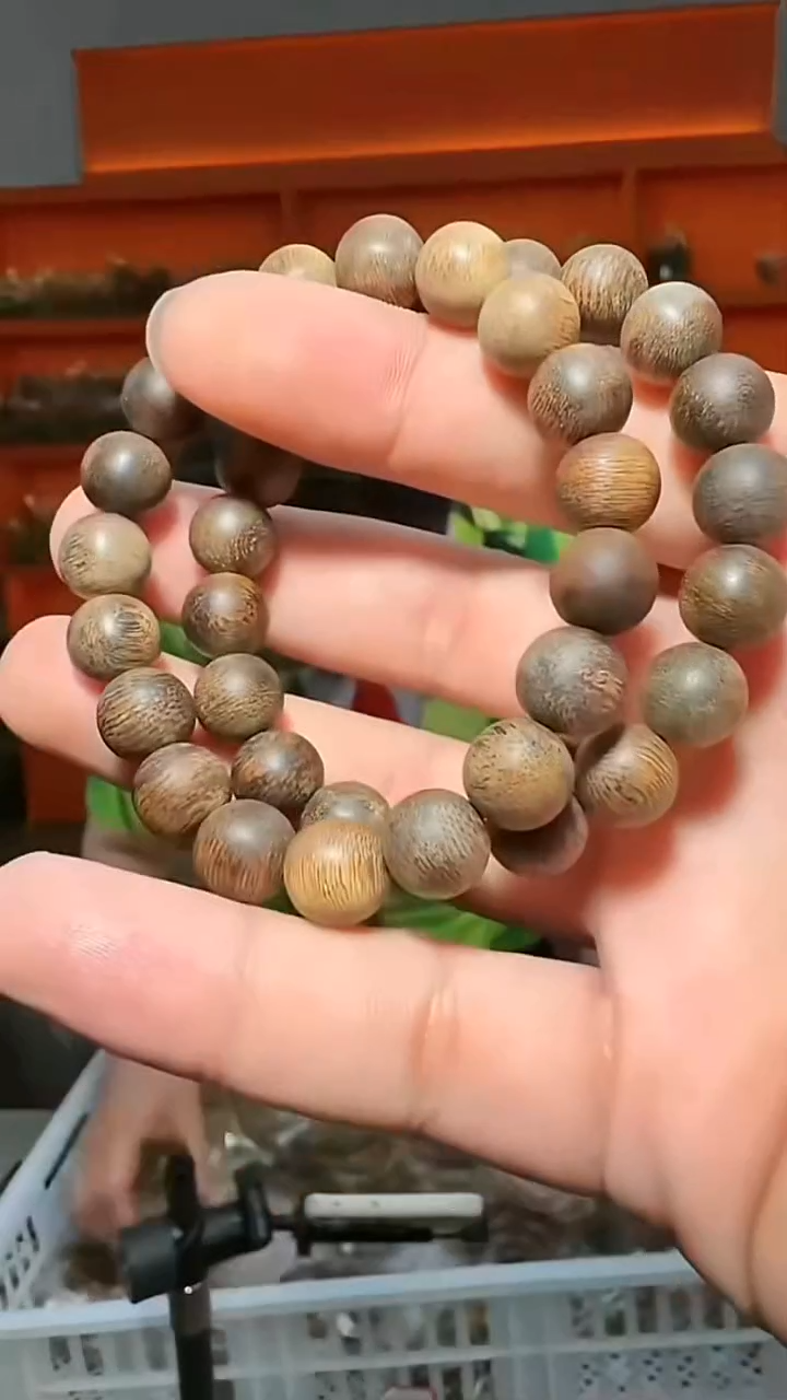 沉香手串120号单圈尖峰岭11g1.0多样性发一