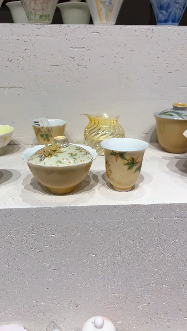 【闪购商品】盖碗+杯+提溜 哈哈哈哈哈