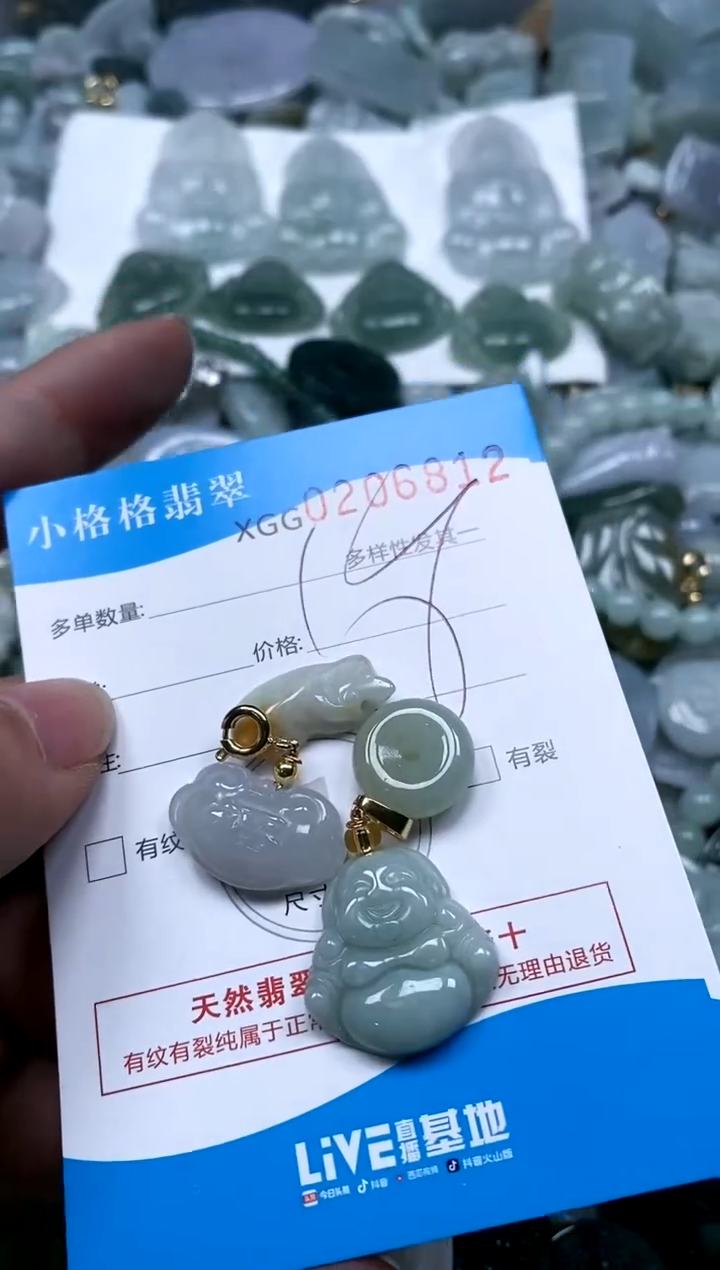 【闪购商品】翡翠颈饰未镶嵌闪购商品0206812