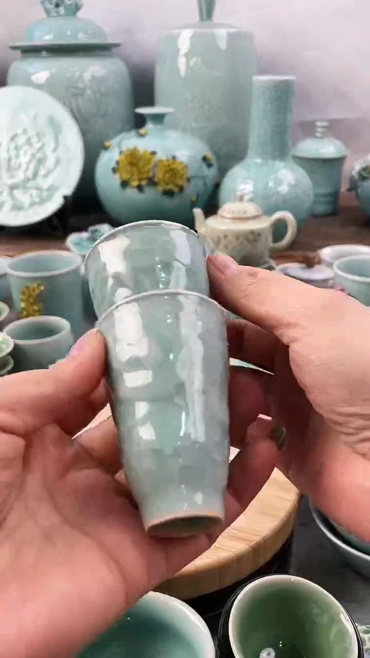 【闪购商品】特价 微瑕 慧仙青瓷