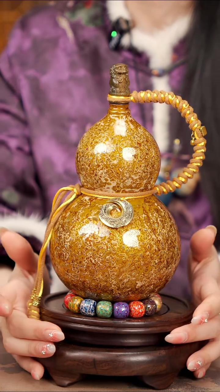 【闪购商品】160易林高端工艺大漆酒葫芦--558