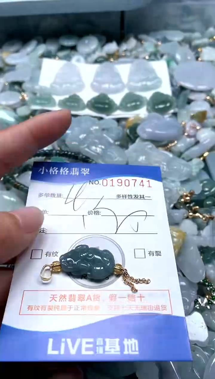 【闪购商品】翡翠颈饰未镶嵌闪购商品0190741多样性