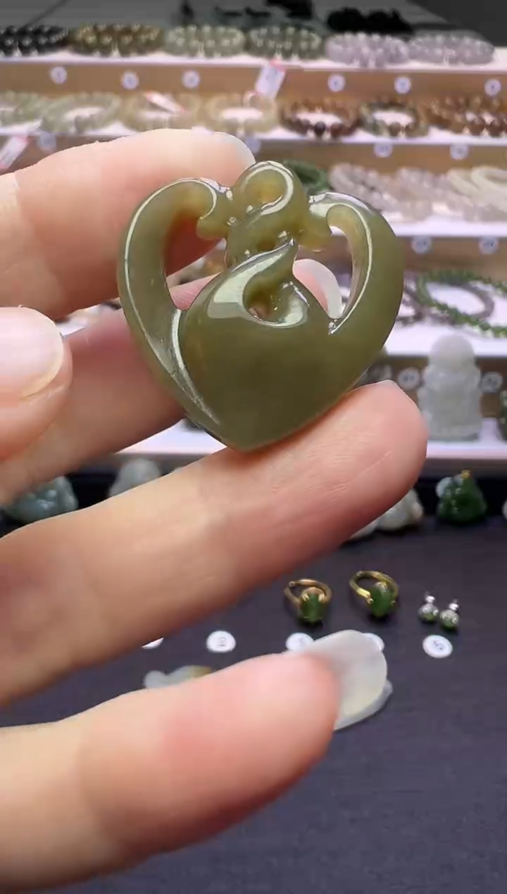 颈饰未镶嵌和田玉253号链接约卡28*28*10