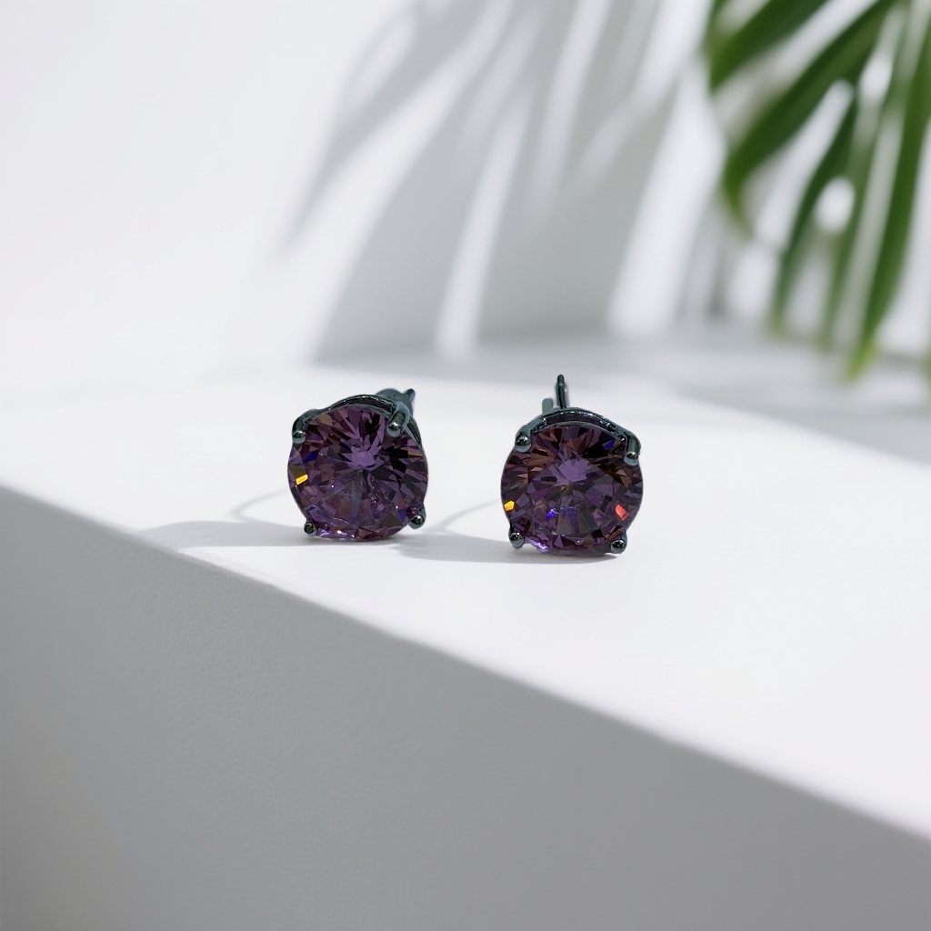 【莉莉娅】高订耳饰 MM147  时尚轻奢高端定制豪镶耳饰