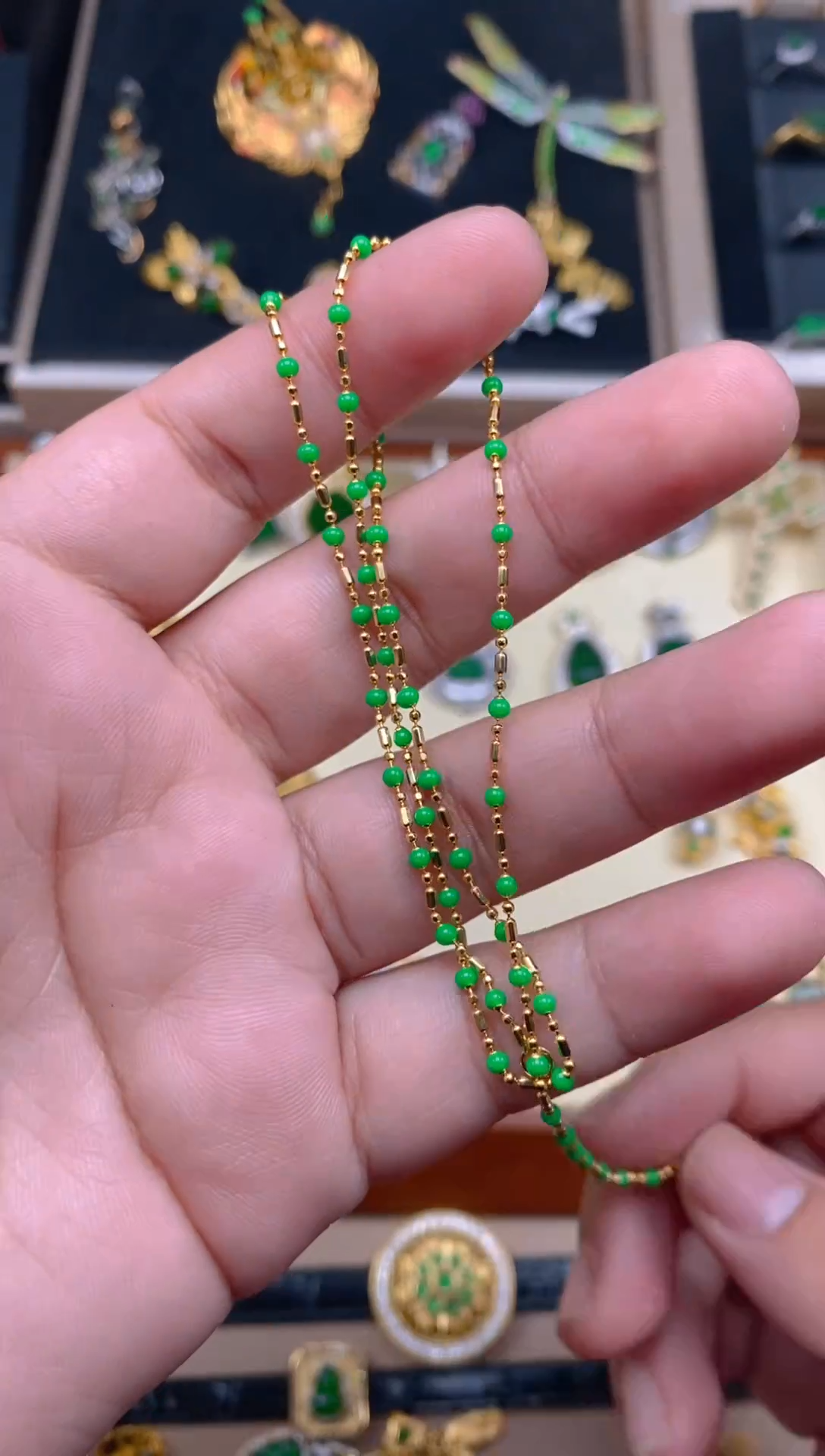 【闪购商品】翡翠吊坠(不含链)银S925镶嵌链子