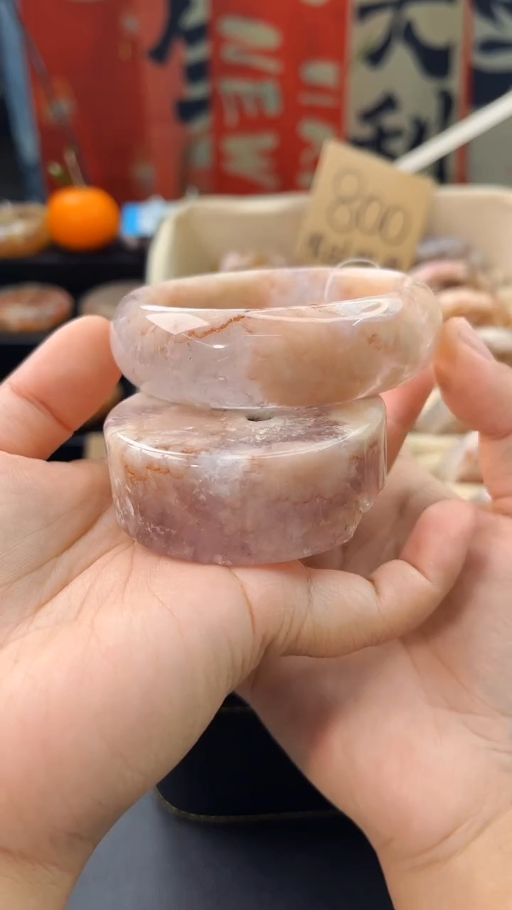 【闪购商品】石英质玉手镯未镶嵌赠送镯心（61圈口）