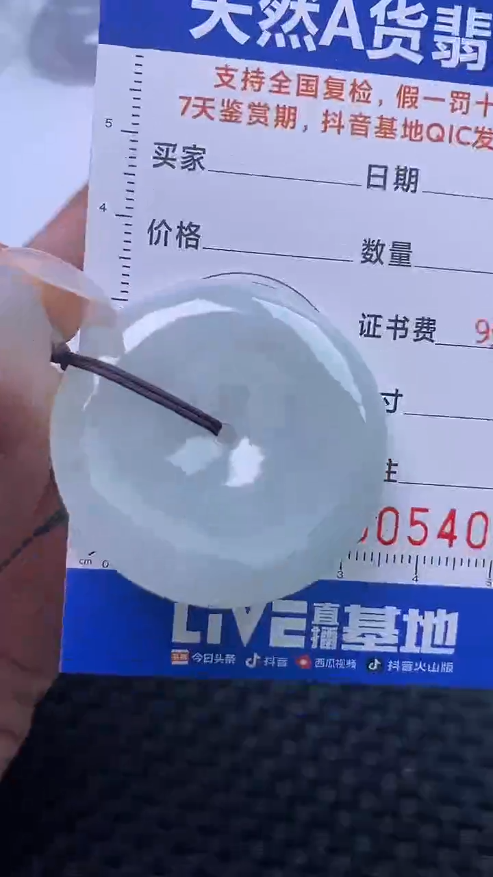 【闪购商品】翡翠颈饰未镶嵌A货翡翠4045
