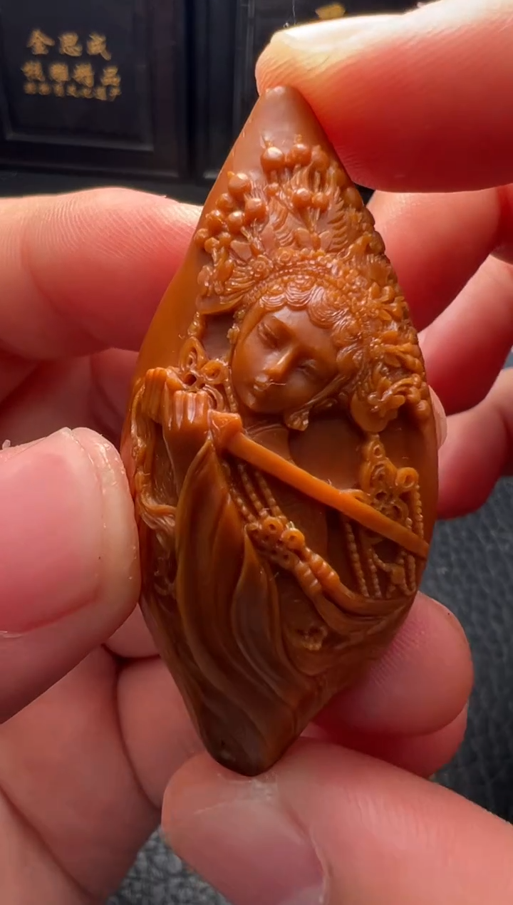 手串/手链橄榄核回血千一本工2.4双面浮雕霸王别姬单件