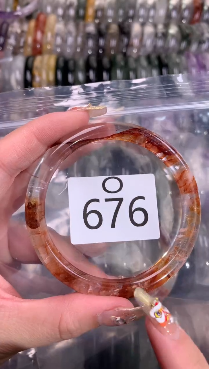 【闪购商品】水晶水晶手镯未镶嵌676-59