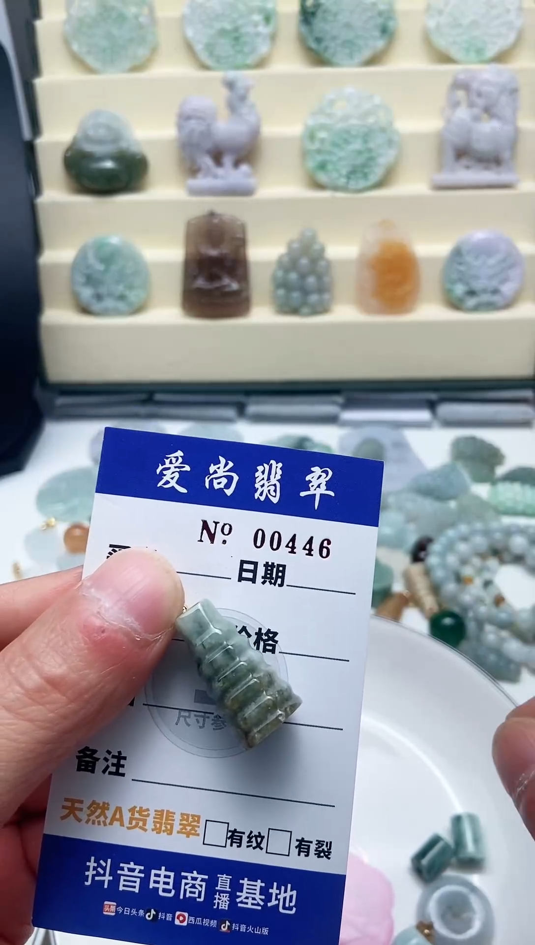 【闪购商品】翡翠吊坠(赠链)未镶嵌多样性拍一发一000