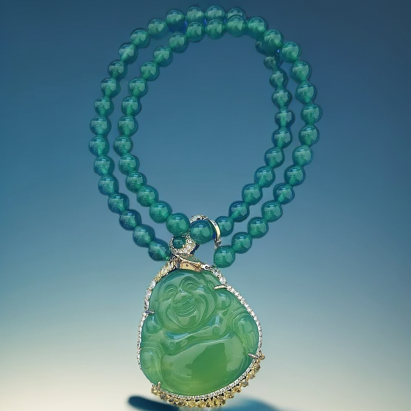 万福定制高端轻奢风项链大佛公