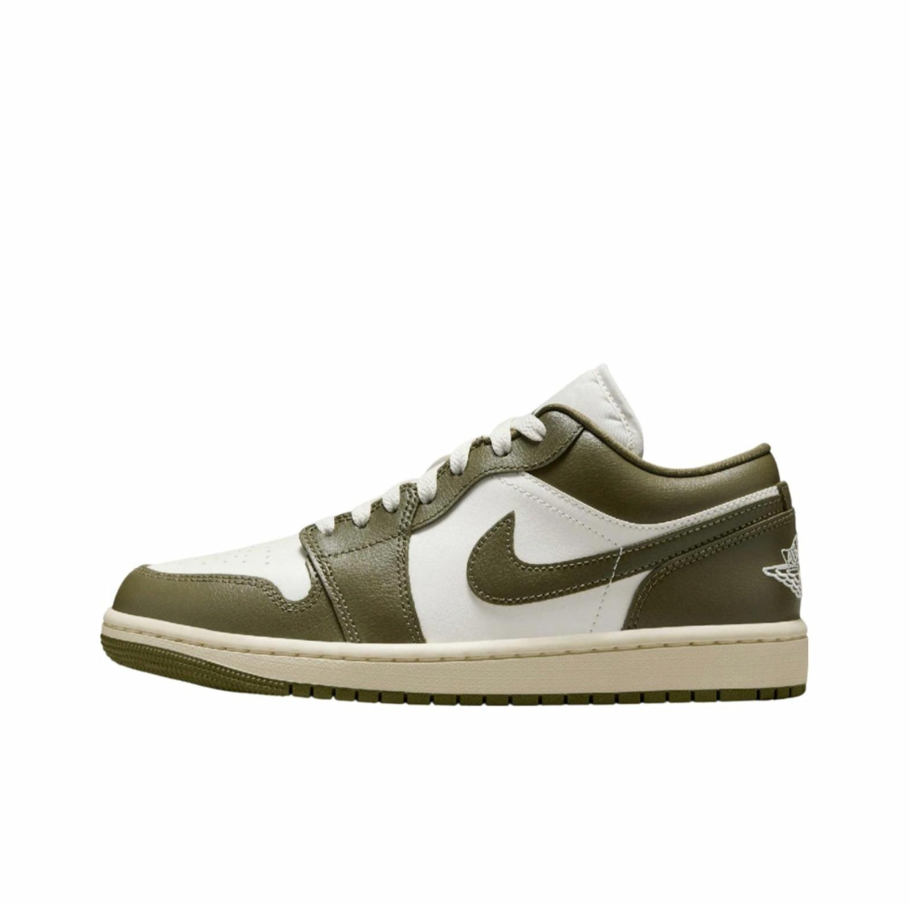 NIKE耐克女子WMNS AIR JORDAN 1 LOW流光风抹茶绿板鞋DC0774-122