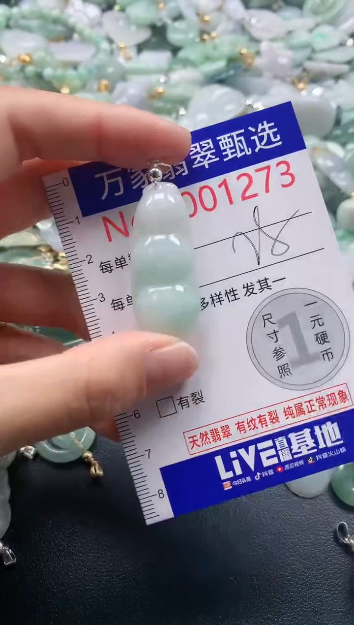 吊坠(不含链)未镶嵌翡翠1273