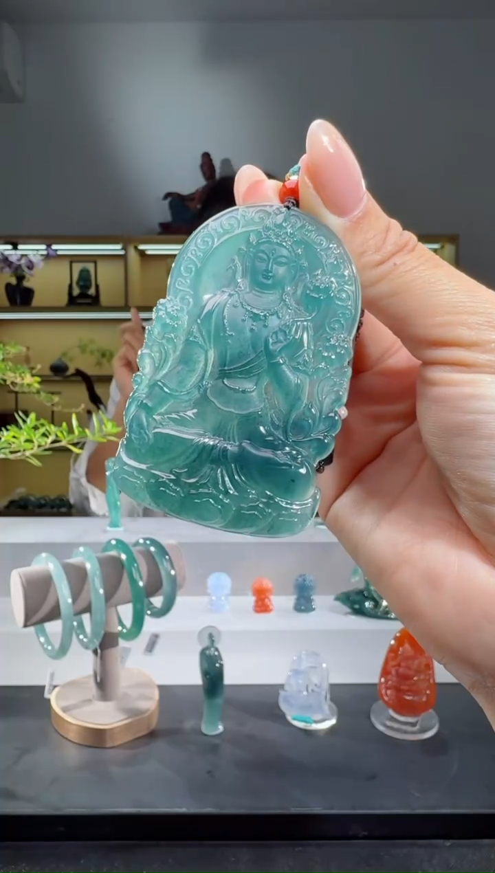 吊坠(不含链)未镶嵌翡翠度母