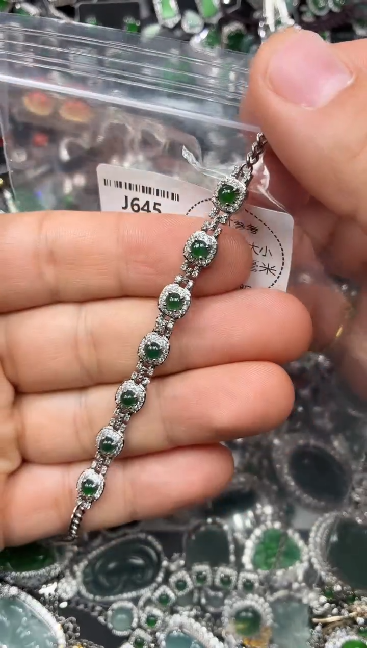 颈饰未镶嵌翡翠J645手链