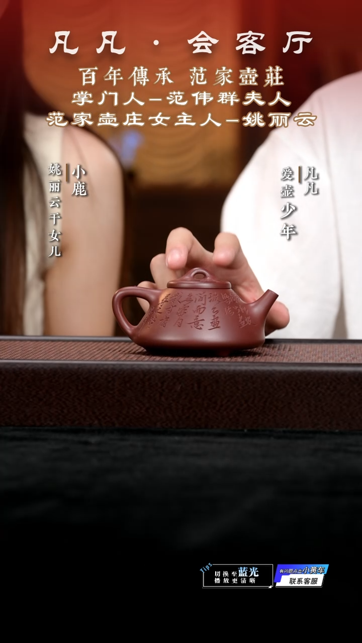 茶壶紫砂姚丽云紫砂壶62 &凡凡会客厅
