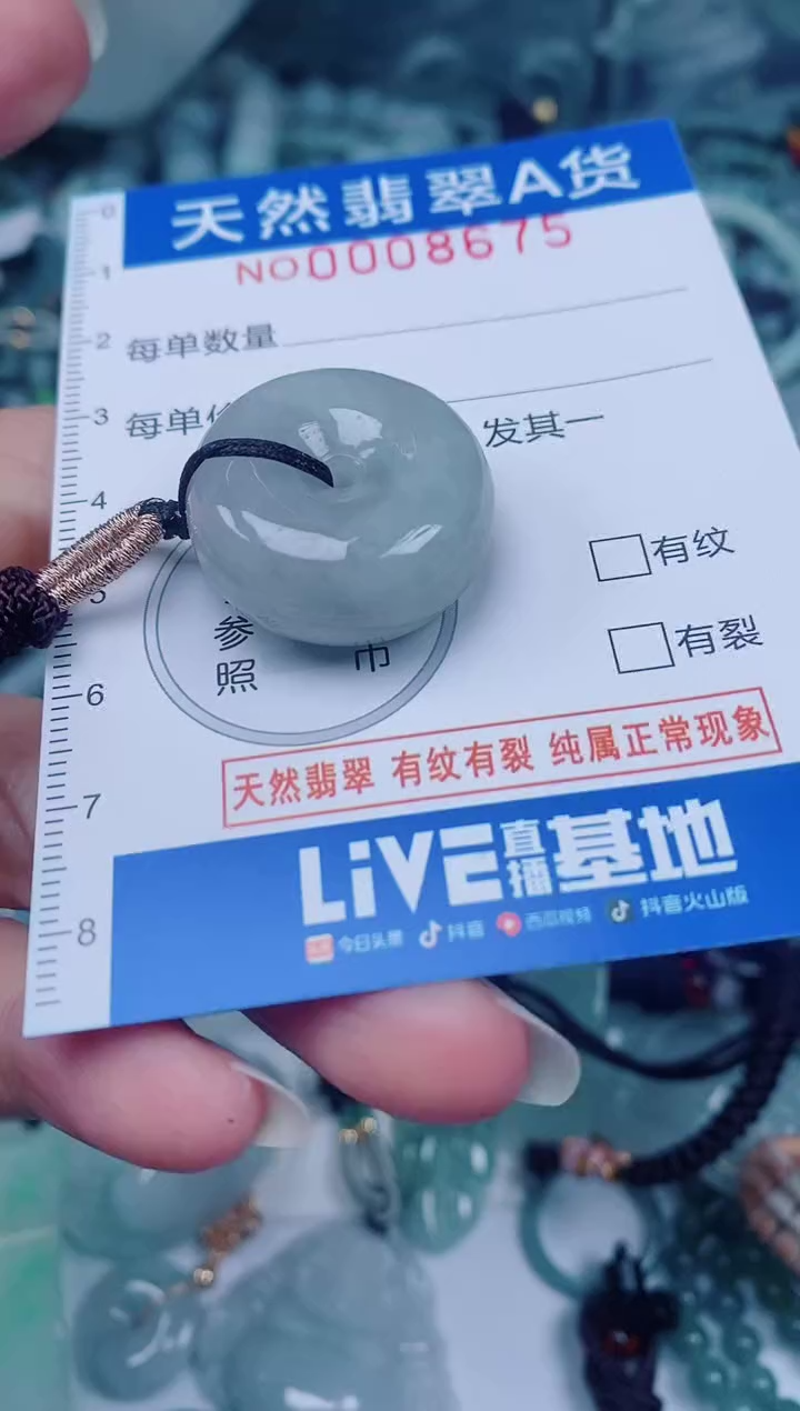 颈饰未镶嵌翡翠00008675